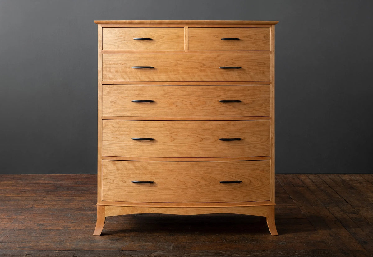 Commode à six tiroirs - Chaque élément de la commode à six tiroirs intègre des courbes qui imitent les formes naturelles, avec